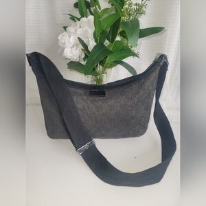 Gucci Denim Leather Shoulder Bag